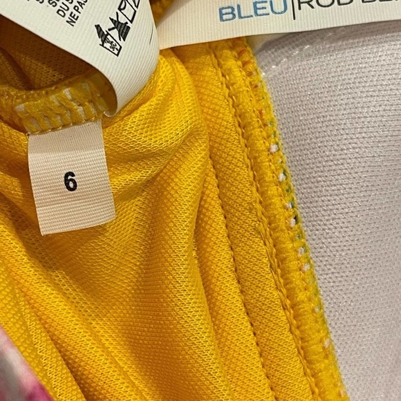 Bleu by Rod Beattie Good Vibrations Twist Bandeau Tankini Top Women's Size 6 NWT - Picture 10 of 14